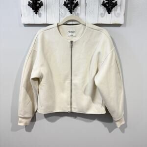 Abercrombie & Fitch NWT Felted Bomber Jacket – Size S